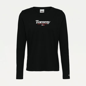 Tommy Jeans dámské černé tričko s dlouhým rukávem - XS (BDS)